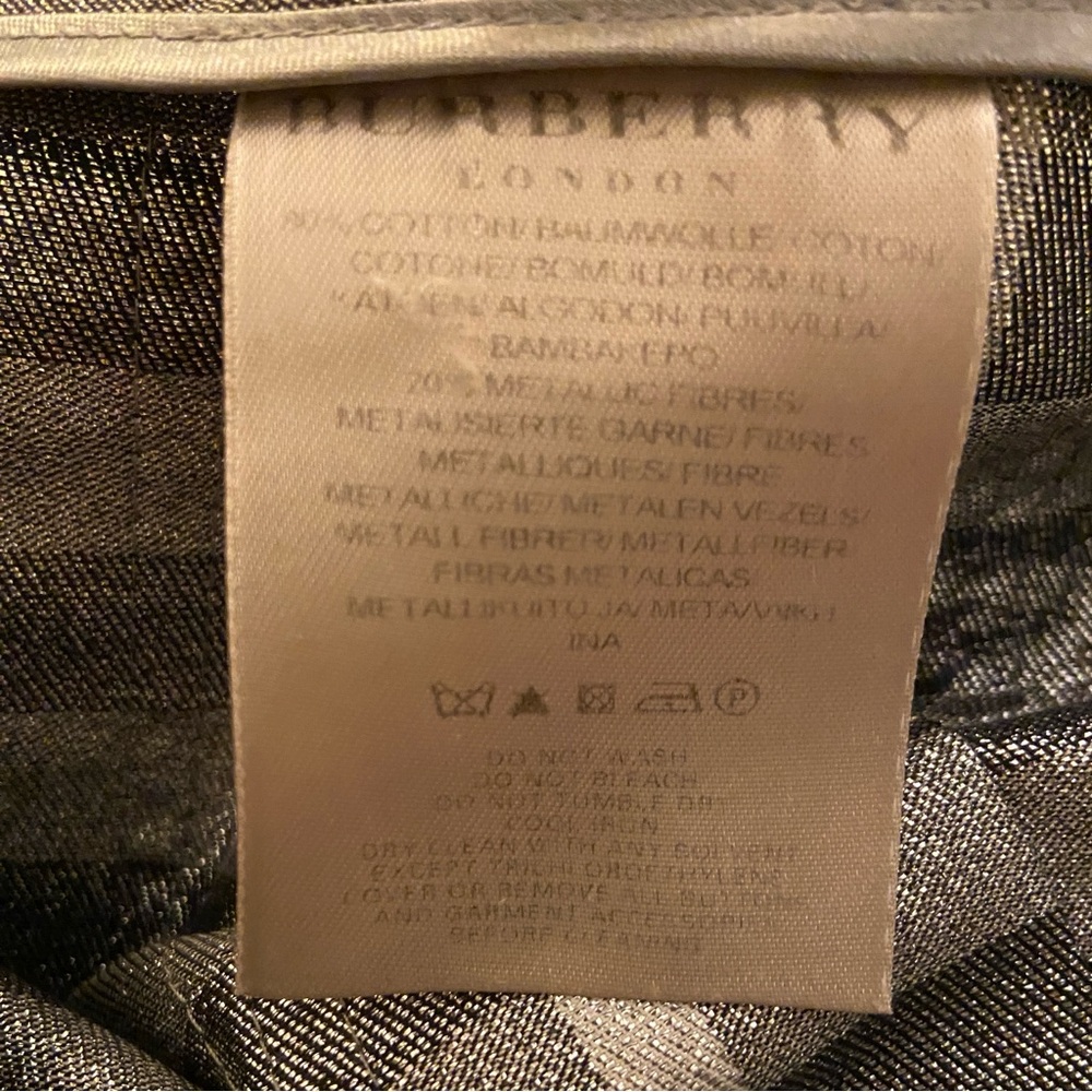Burberry Tan and Brown Plaid Pleated Mini Skirt - Picture 7 of 7